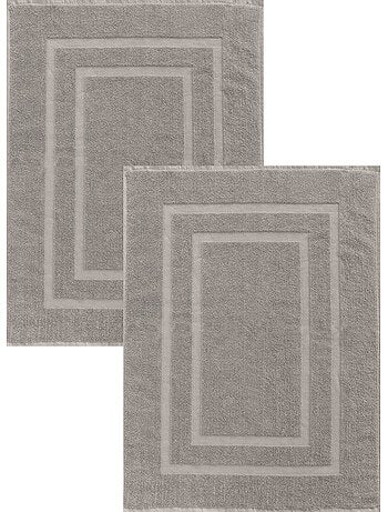 Juego de 2 alfombrillas de baño de 50x70 cm