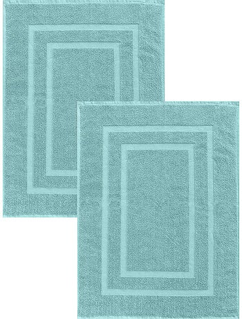 Juego de 2 alfombrillas de baño de 50x70 cm