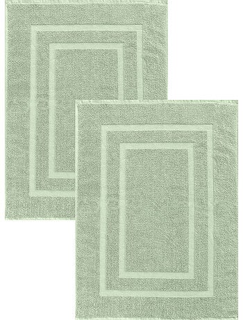 Juego de 2 alfombrillas de baño de 50x70 cm