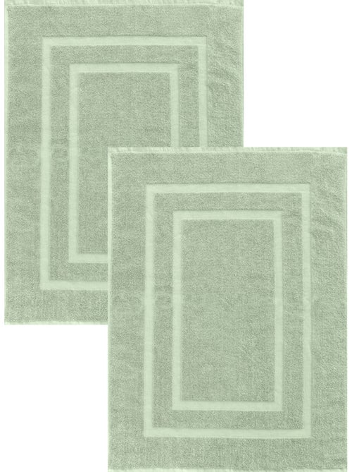 Juego de 2 alfombrillas de baño de 50x70 cm - - Kiabi Juego de 2 alfombrillas de baño de 50x70 cm - - Kiabi