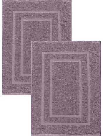 Juego de 2 alfombrillas de baño de 50x70 cm