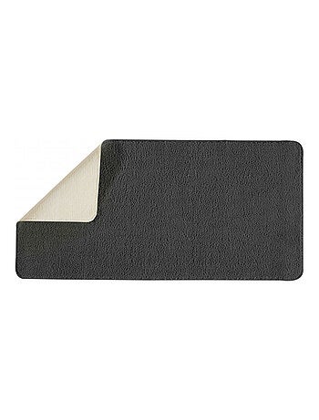 Juego de 2 alfombrillas de baño de poliéster de 60x120cm + 50x80cm