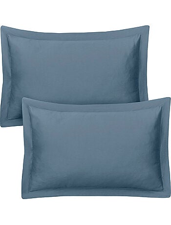Juego de 2 fundas de almohada satén de algodón