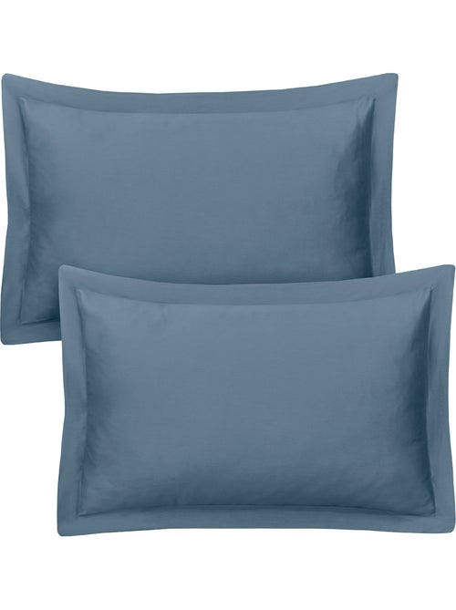 Juego de 2 fundas de almohada satén de algodón - Kiabi