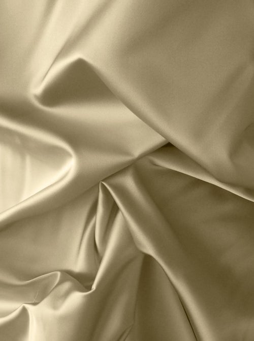 Juego de 2 fundas de almohada satén de algodón beige - Kiabi