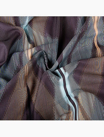 Juego de 2 fundas de almohada satén de algodón "La mer