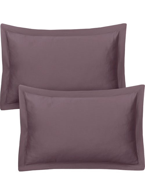 Juego de 2 fundas de almohada satén de algodón - Kiabi