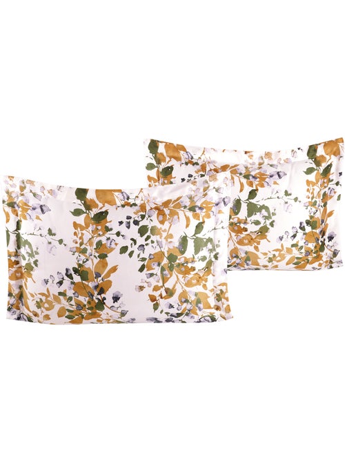 Juego de 2 fundas de almohada satén de algodón "Vienna" - Kiabi