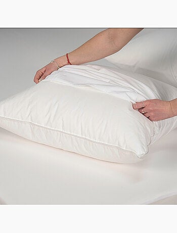 Juego de 2 protectores de almohada impermeables de punto