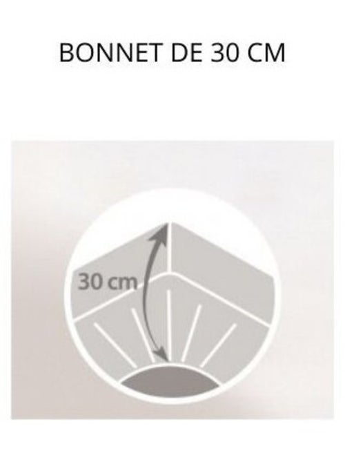 Juego de 2 sábanas bajeras de algodón orgánico - Kiabi Juego de 2 sábanas bajeras de algodón orgánico - Kiabi