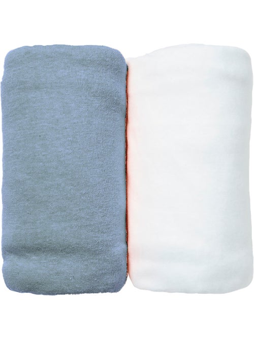 Juego de 2 sábanas bajeras de jersey de algodón orgánico de 70x140 cm - Kiabi
