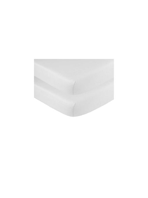 Juego de 2 sábanas bajeras para cuna - Kiabi Juego de 2 sábanas bajeras para cuna - Kiabi