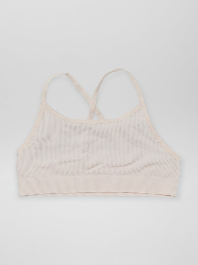 Juego de 2 tops deportivos ROSA - Kiabi