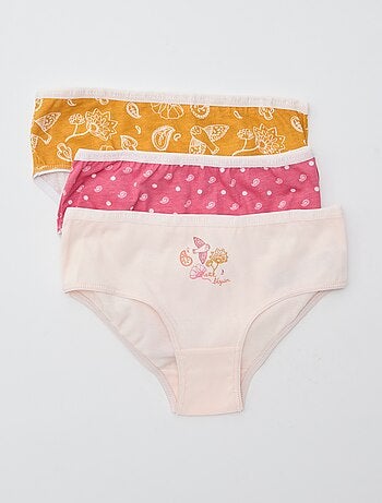 Juego de 3 braguitas estampadas 'Petit Béguin'