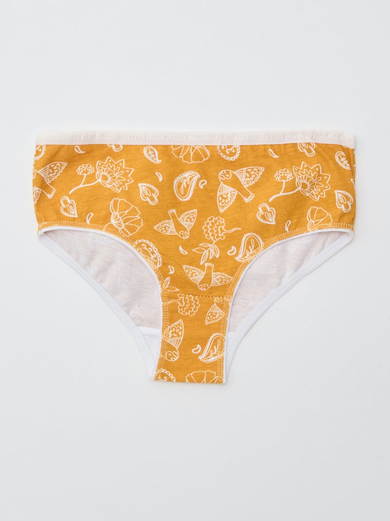 Juego de 3 braguitas estampadas 'Petit Béguin' Beige - Kiabi