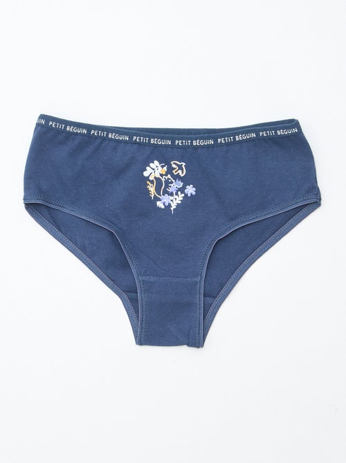 Juego de 3 braguitas estampadas 'Petit Béguin' - Kiabi
