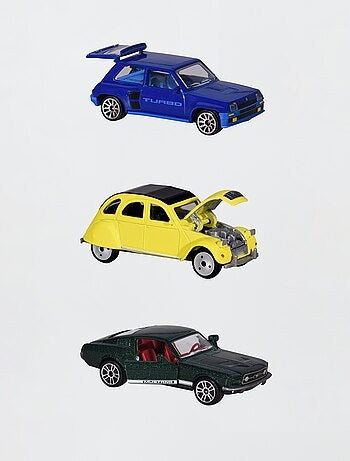Juego de 3 coches vintages 'Majorette' - Kiabi