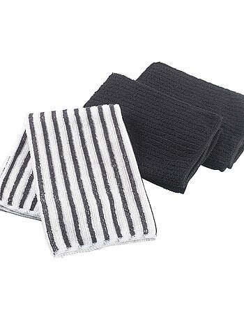 Juego de 3 paños de cocina de microfibra ultraabsorbentes