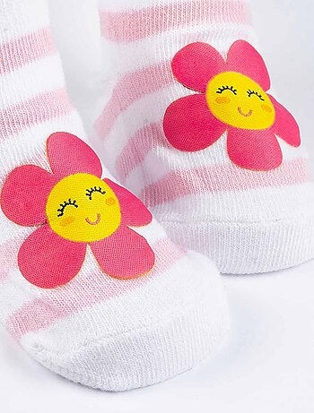 Juego de 3 pares de calcetines de rayas pastel | Soxo