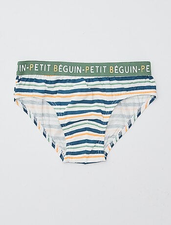 Juego de 3 slips estampados 'Petit Béguin'
