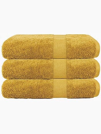 Juego de 3 toallas de baño 70x130 cm 500gr/m² 100% algodón