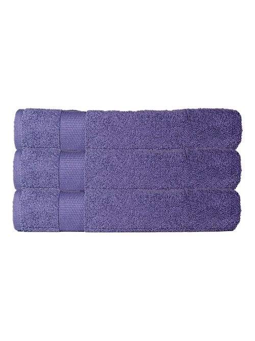 Juego de 3 toallas grandes de baño 100x150 cm 500 gr/m² 100% algodón - Kiabi Juego de 3 toallas grandes de baño 100x150 cm 500 gr/m² 100% algodón - Kiabi