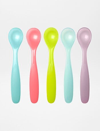Juego de 5 cucharas flexibles 'Babymoov'