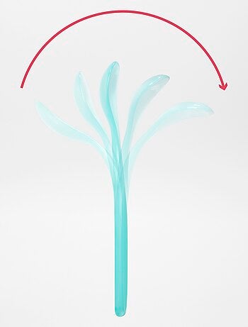 Juego de 5 cucharas flexibles 'Babymoov'