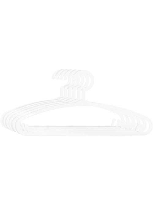 Juego de 6 perchas de plástico blanco para niños - Kiabi Juego de 6 perchas de plástico blanco para niños - Kiabi