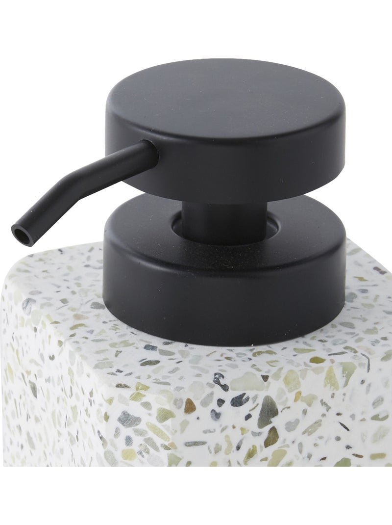 Juego de accesorios de baño TERAZZO 3 piezas en polirresina – Guy Levasseur Blanco Verde Azul - Kiabi