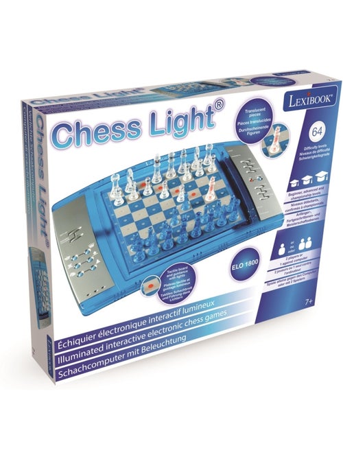 Juego de ajedrez electr?nico ChessLight? con luces y piezas de ajedrez transl?cidas - Kiabi Juego de ajedrez electr?nico ChessLight? con luces y piezas de ajedrez transl?cidas - Kiabi
