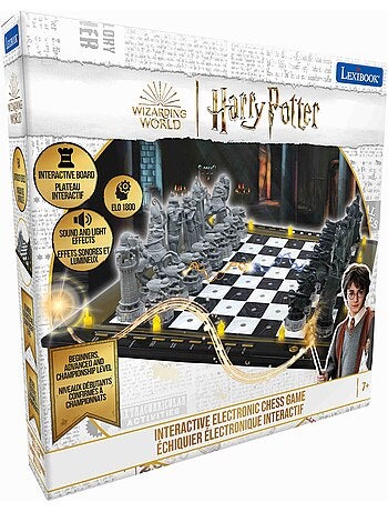 Juego de ajedrez electr?nico de Harry Potter con luces y efectos de sonido