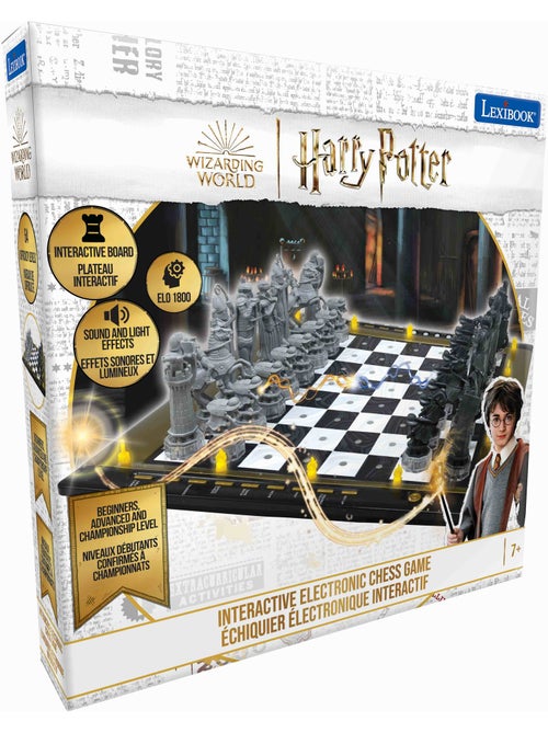 Juego de ajedrez electrónico de harry potter con luces y efectos de sonido - Kiabi Juego de ajedrez electrónico de harry potter con luces y efectos de sonido - Kiabi
