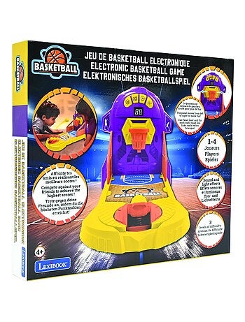 Juego de baloncesto electrónico con luces y sonidos