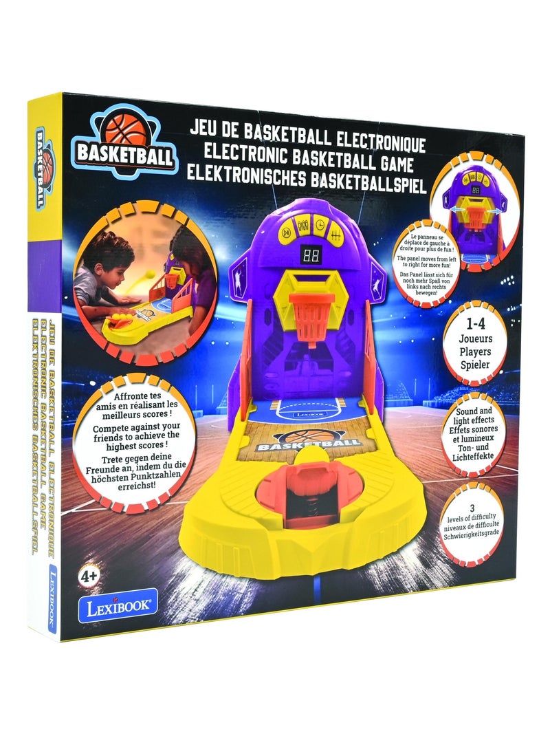 Juego de baloncesto electrónico con luces y sonidos Violeta - Kiabi