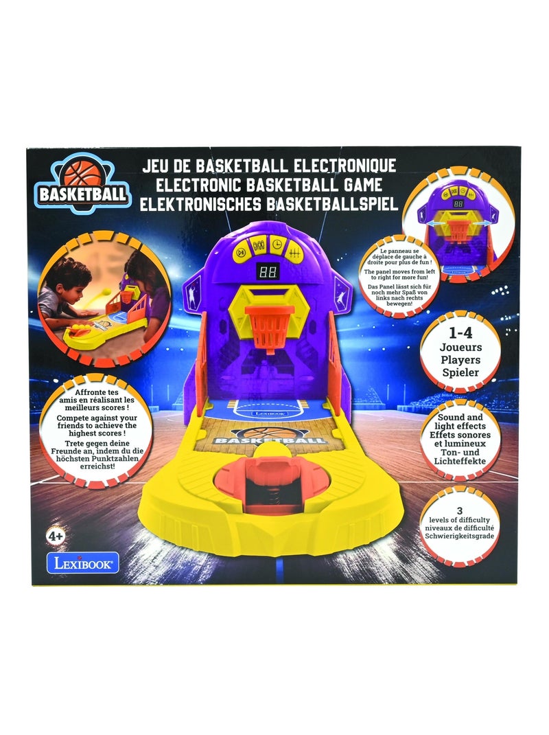 Juego de baloncesto electrónico con luces y sonidos Violeta - Kiabi