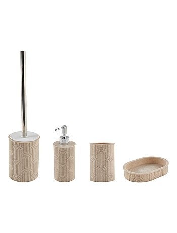 Juego de baño Arch de 4 piezas de poliresina