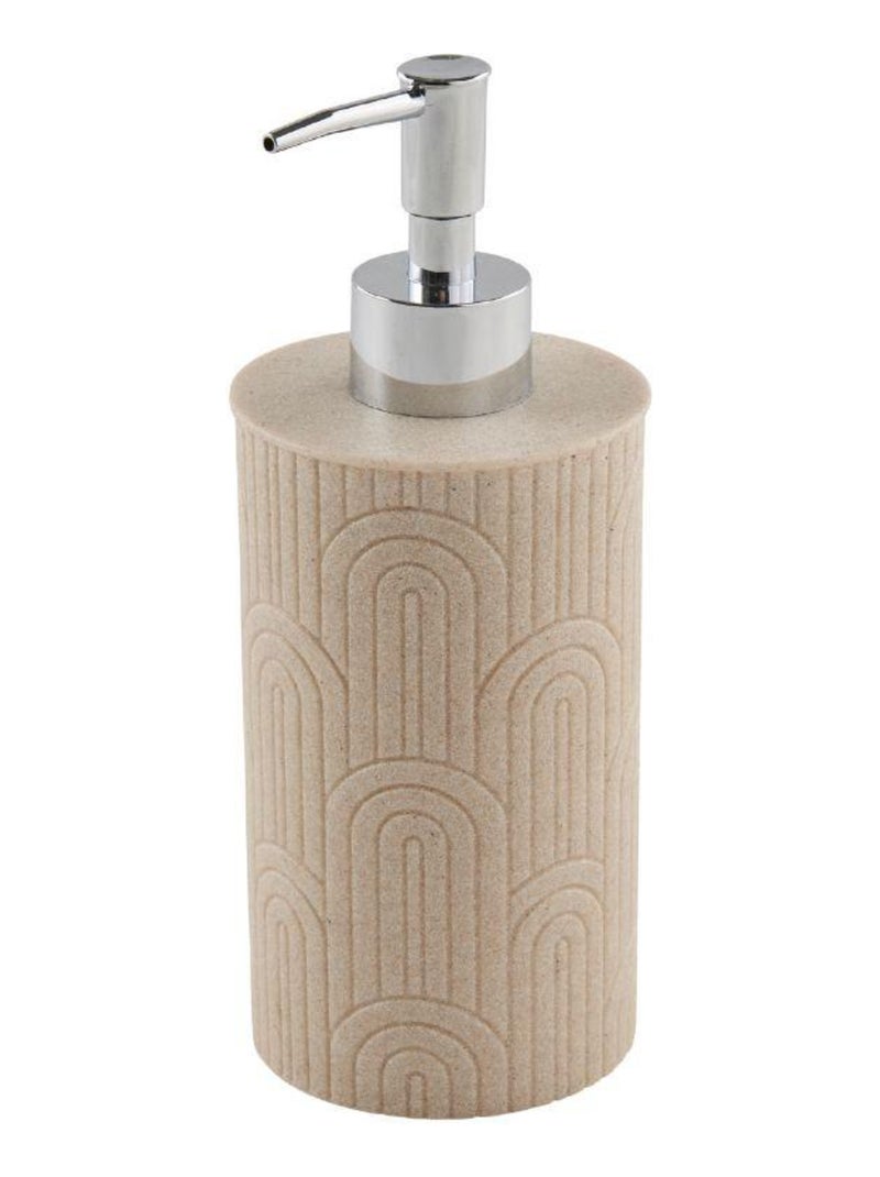 Juego de baño Arch de 4 piezas de poliresina Beige - Kiabi