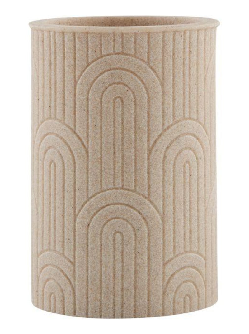 Juego de baño Arch de 4 piezas de poliresina Beige - Kiabi