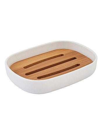 Juego de baño de bambú de 3 piezas de color liso