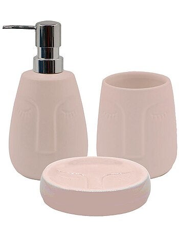 Juego de baño facial de cerámica de 3 piezas