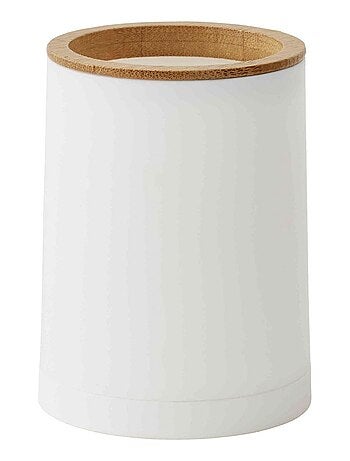 Juego de baño liso de 3 piezas de bambú