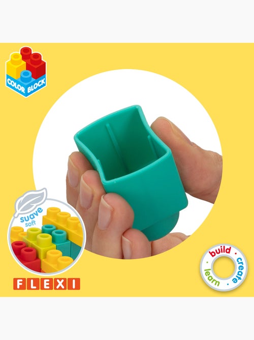 Juego de bloques de construcción 52 piezas flexi color block - Kiabi