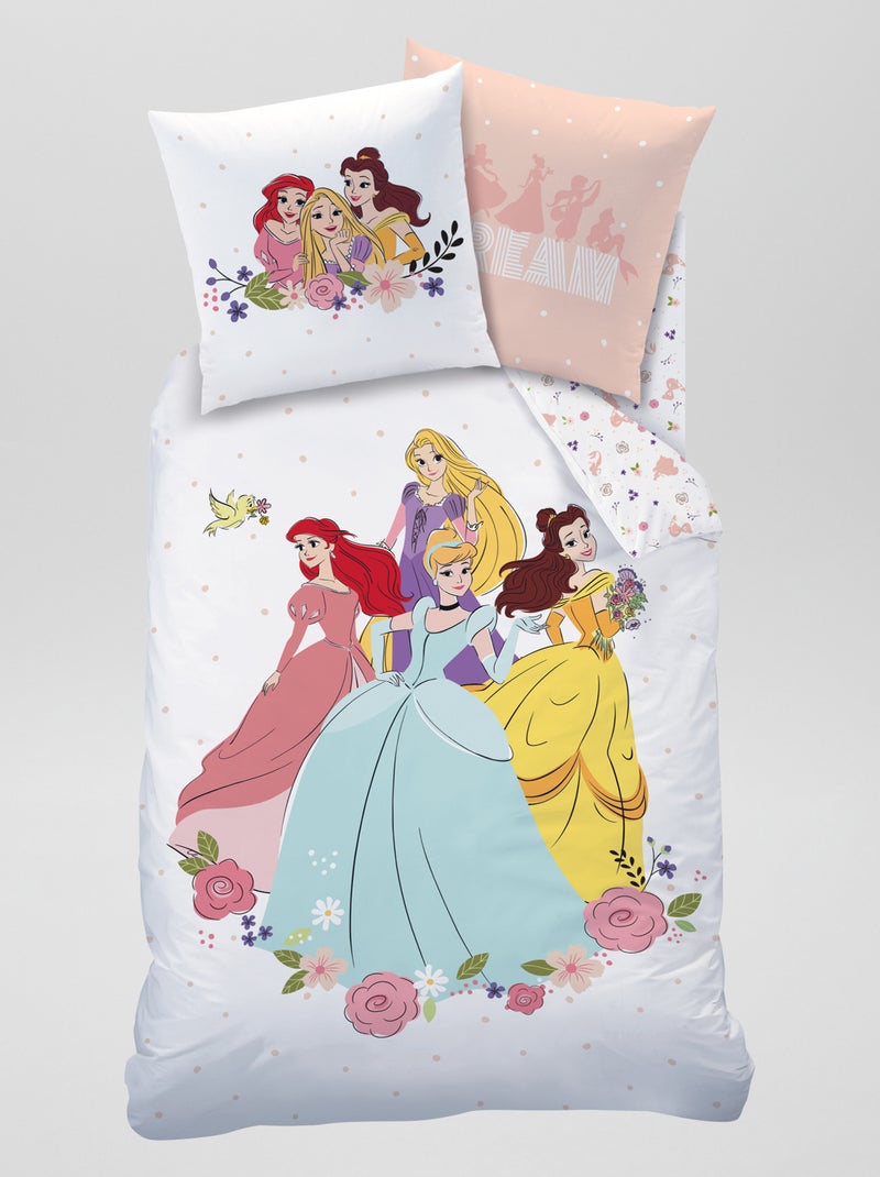Juego de cama - 'Princesas'  - Individual BEIGE - Kiabi
