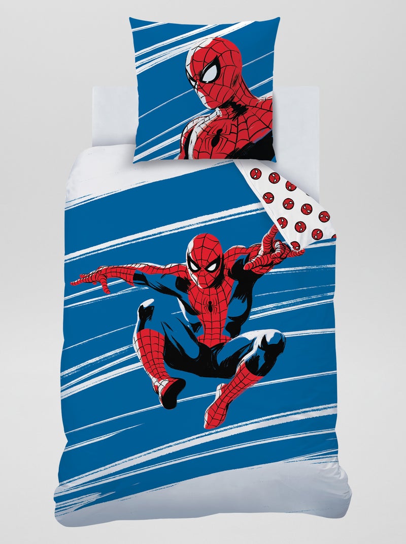 Juego de cama - 'Spider-Man' - Individual AZUL - Kiabi