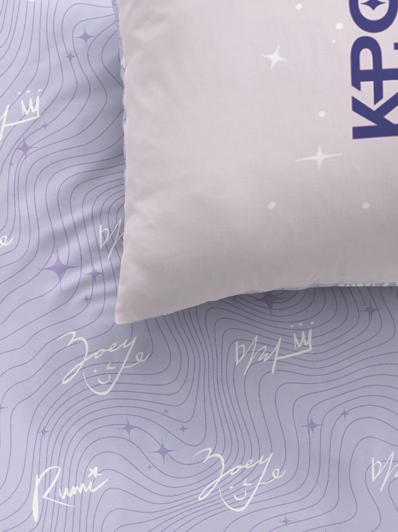Juego de cama 1 persona 2 piezas - 1 funda nórdica + 1 funda de almohada Rosa - Kiabi