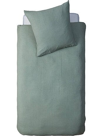 Ropa de cama 140x200cm gasa de algodón avellana