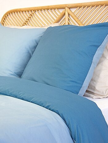 Juego de cama + 2 fundas de almohada en algodón liso 240x220 - 260x240