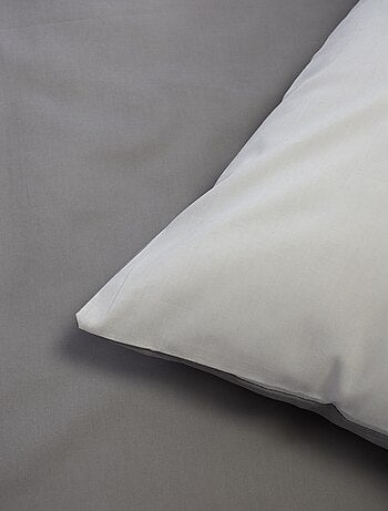 Juego de cama + 2 fundas de almohada en algodón liso 240x220 - 260x240