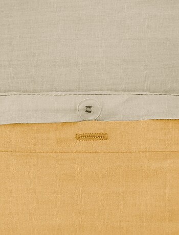 Juego de cama + 2 fundas de almohada en algodón liso 240x220 - 260x240